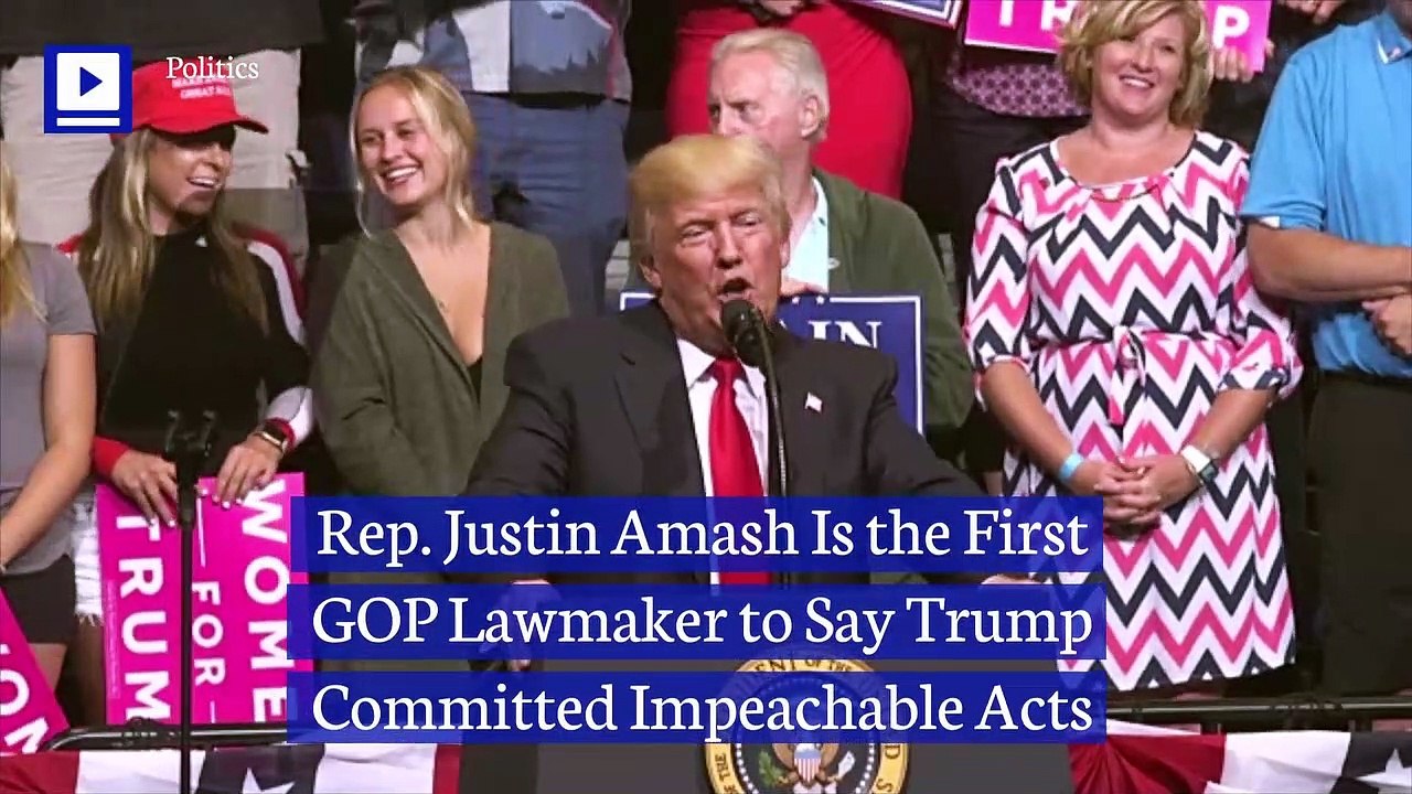 Rep. Justin Amash Is the First GOP Lawmaker to Say Trump Committed Impeachable Acts