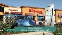 Postos de recarga elétrica vão se multiplicar nos EUA