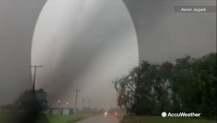 Chasing down the latest twister in Mangum, Oklahoma