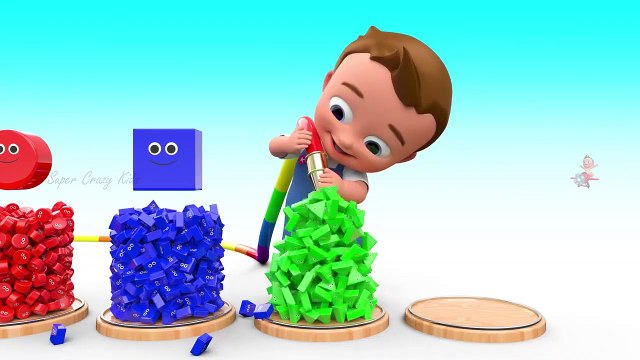 Learning Colors for Children with Little Baby Fun Bath Tub Color Ice Creams 3D Kids Educational