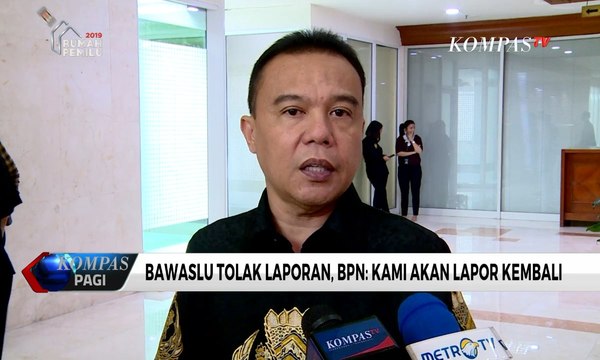 Bawaslu Tolak Laporan Kecurangan, BPN: Kami Akan Lapor Kembali!