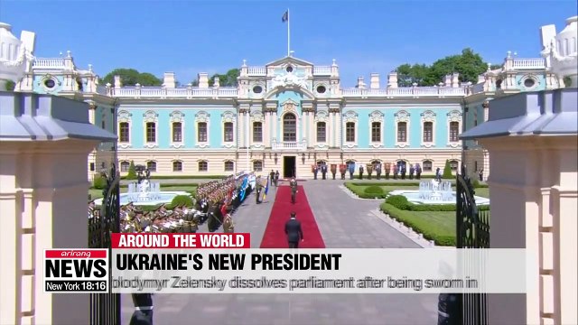 Volodymyr Zelensky sworn in as Ukraine's sixth president