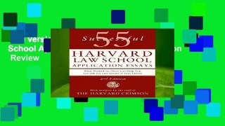 Full version  55 Successful Harvard Law School Application Essays, Second Edition  Review