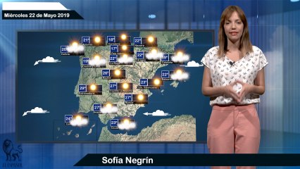 El tiempo: pronóstico para el miércoles 22 de mayo
