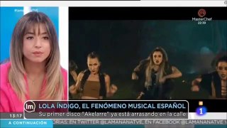 Mimi en La Mañana promocionando Akelarre - 21-05-2019-