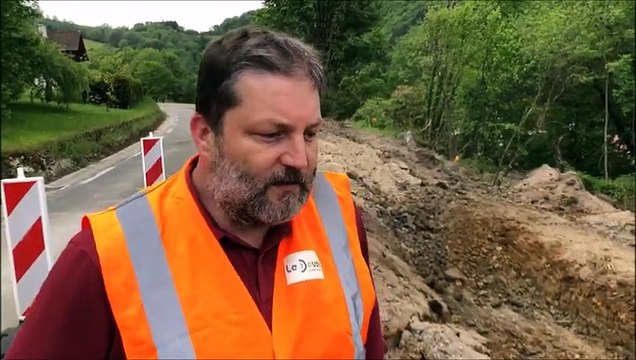 Besançon : des travaux côte de Morre après un affaissement du sol