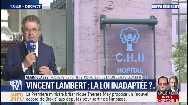Assimiler la situation de Vincent Lambert à celle des handicapés, c'est un contre-sens selon le co-auteur de la loi Claeys-Leonetti