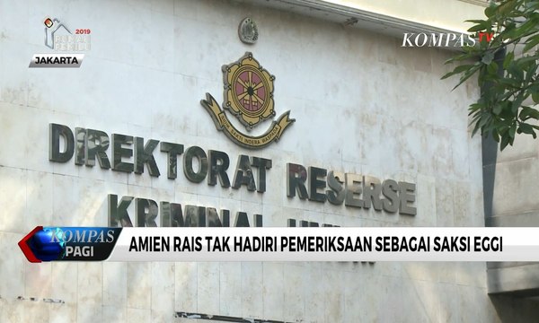 Mangkir Pemeriksaan Kasus Makar Eggi Sudjana, Polisi Kembali Panggil Amien Rais
