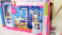Barbie doll Bakery! Barbie Bake & Cafe! باربي دمية مخبز متجر اللعب Barbie boneca Padaria Brinquedos | Karla D.