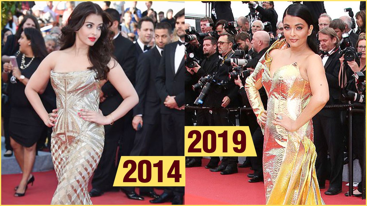 Cannes 2019 | Aishwarya Rai Golden Dress VS Can...