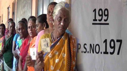 பெரியகுளம் அருகே உள்ள வடுகபட்டி 197 வாக்குச்சாவடியில் மறு வாக்குப்பதிவு- வீடியோ