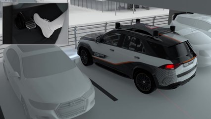 Mercedes-Benz ESF 2019 - 360° Fußgängerschutz beim Parken und Manövrieren