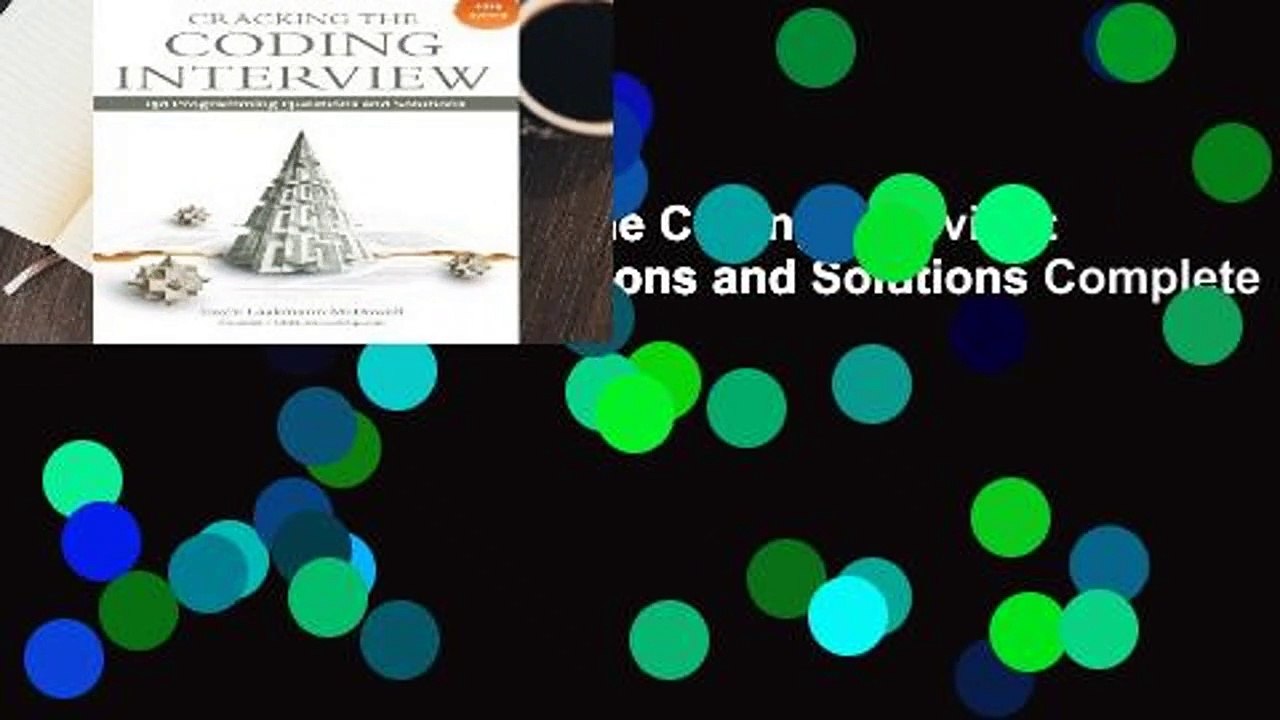 Full version  Cracking the Coding Interview: 150 Programming Questions and Solutions Complete