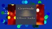 Trial New Releases  Gratitude by Oliver Sacks