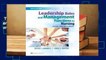 Trial New Releases  Leadership Roles and Management Functions in Nursing: Theory and Application