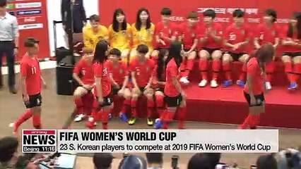 Women’s National Football Team hold ceremony ahead of France World Cup