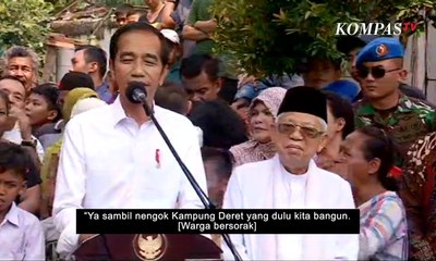 Ini Alasan Jokowi Pilih Kampung Deret Jadi Lokasi Pidato Kemenangan