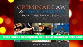 Online Criminal Law and Procedure for the Paralegal  For Free