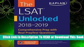 Full E-book LSAT Unlocked 2018-2019: Proven Strategies For Every Question Type + Online  For Free