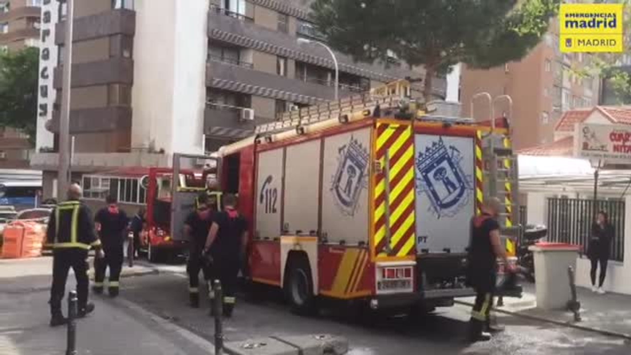 Fallece una mujer con movilidad reducida en el incendio de su vivienda en Madrid
