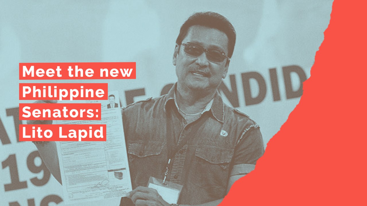 Meet the new Philippine Senators: Lito Lapid