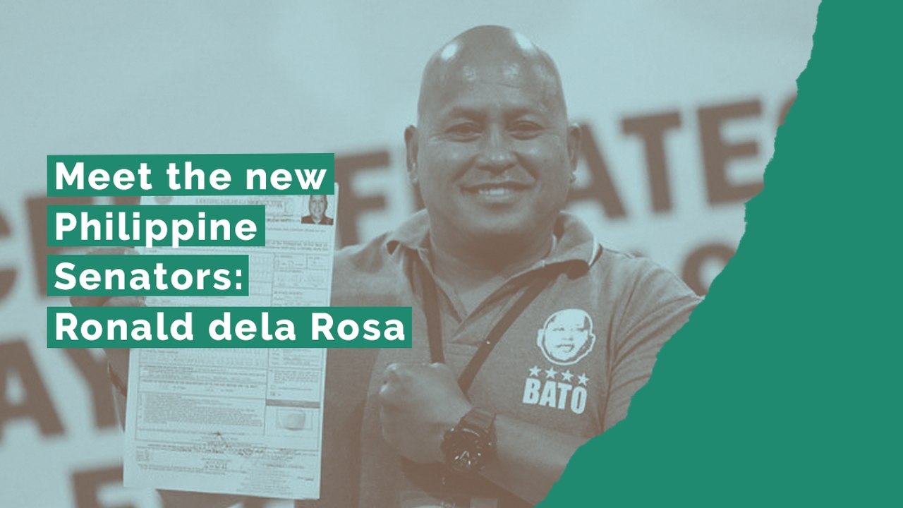 Meet the new Philippine Senators: Ronald dela Rosa