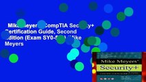 Mike Meyers  CompTIA Security  Certification Guide, Second Edition (Exam SY0-501) (Mike Meyers