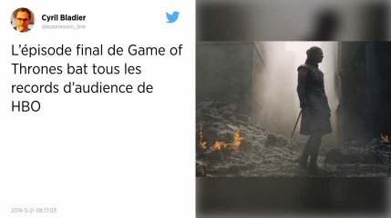 L’ultime épisode de Game of Thrones bat le record d’audience de HBO