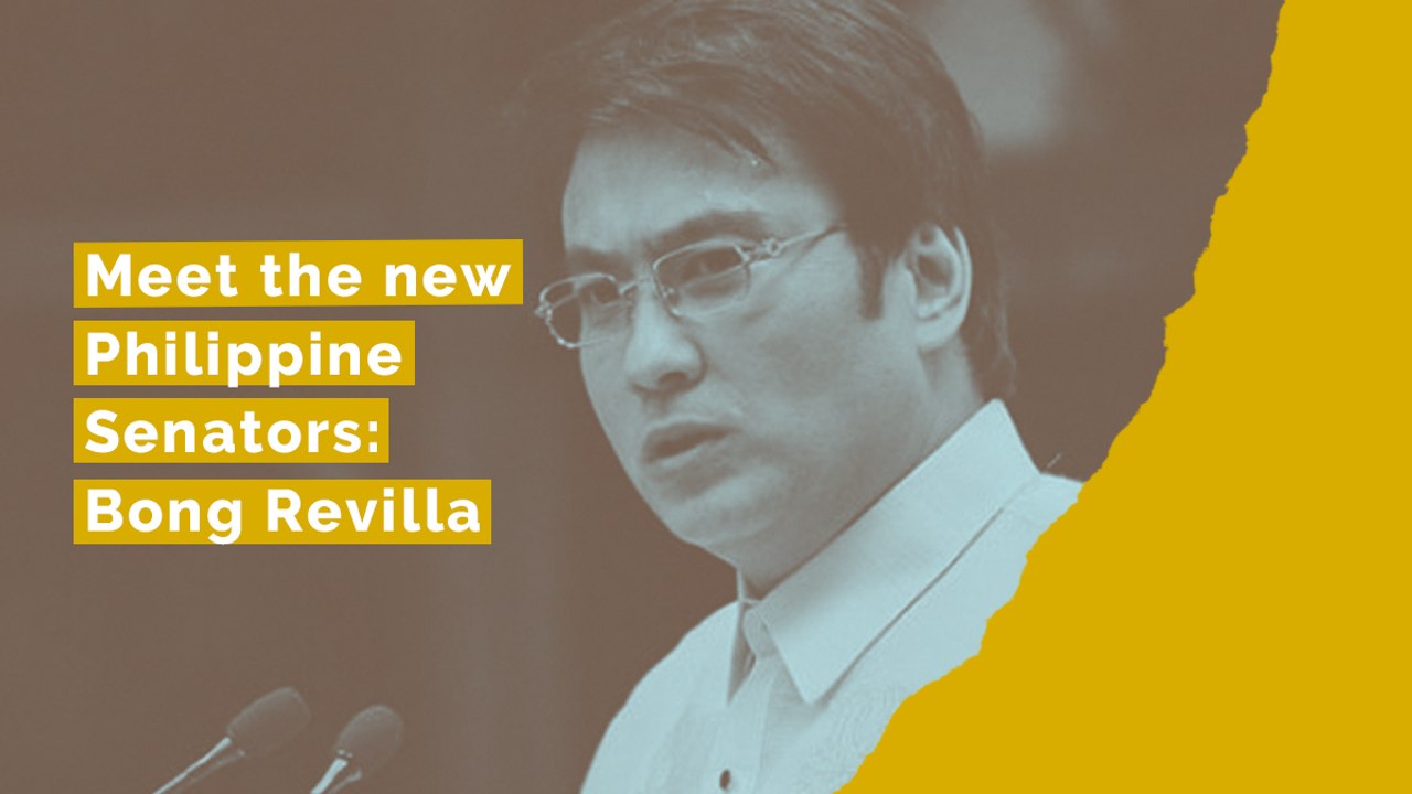 Meet the new Philippine Senators: Bong Revilla Jr.
