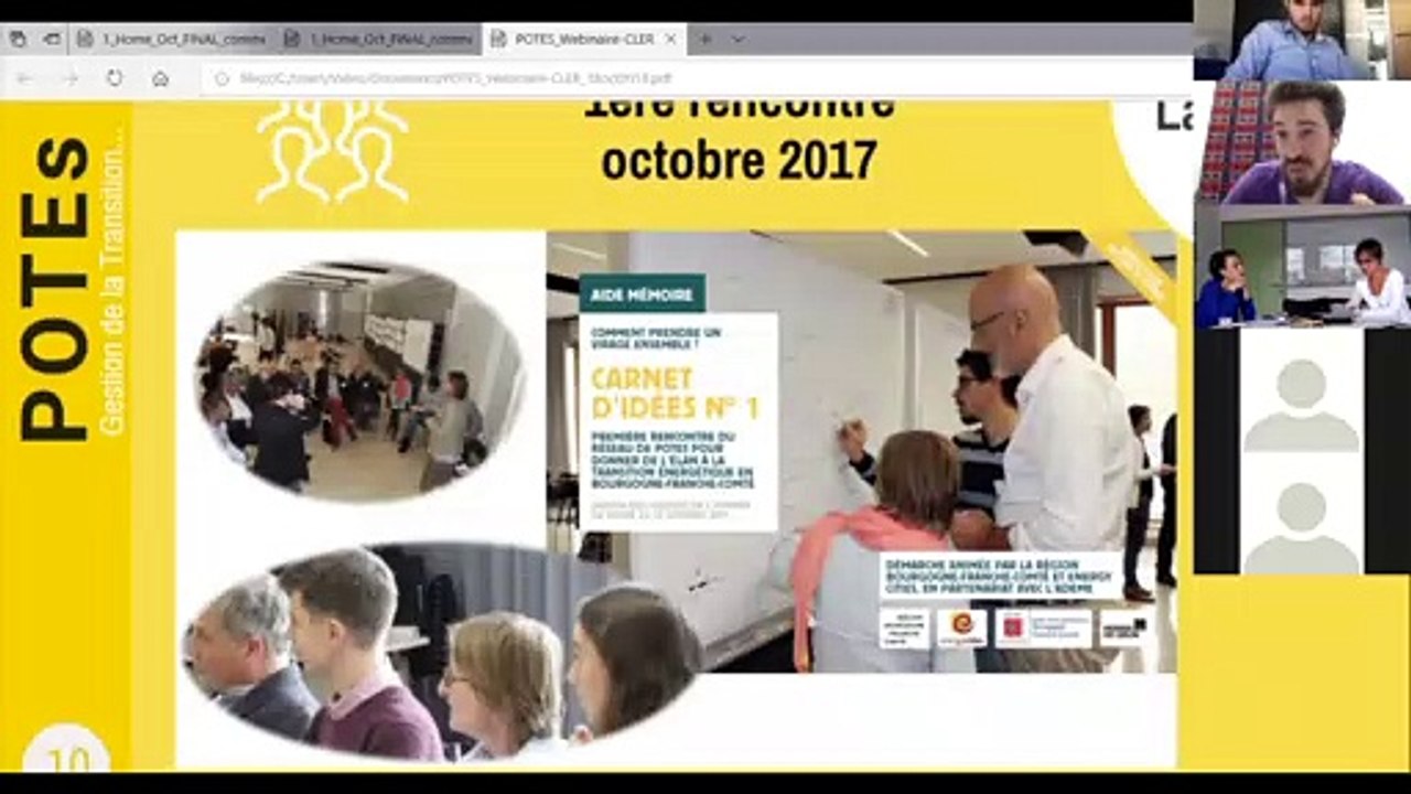 Web-séminaire octobre 2018 :  les concours de sobriété dans l’animation territoriale 2/2