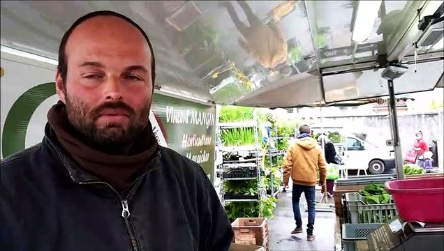 Vincent Mangin, horticulteur maraîcher, réagit à la fermeture des Halles du Volontaire