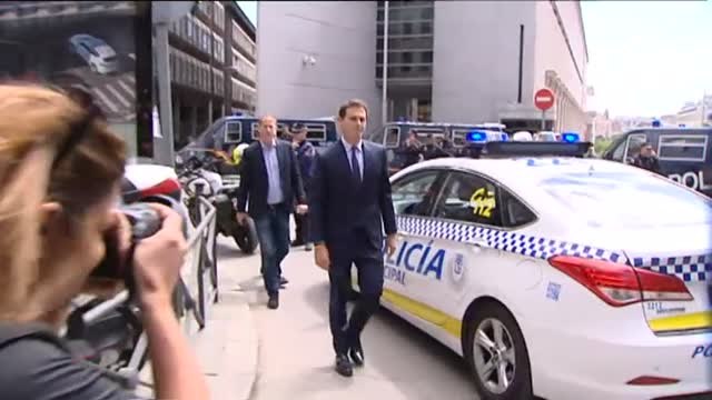 Rivera, con los funcionarios de prisiones