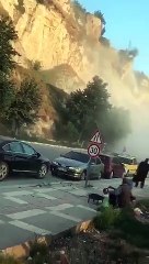 Şanlıurfa'da yaşanan heyelan ve hiç istifini bozmayan mangalcı dayı