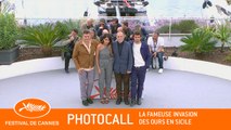 LA FAMEUSE INVASION DES OURS EN SICILE - Photocall - Cannes 2019 - VF