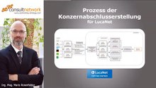 Prozess der Konzernabschlusserstellung für LucaNet