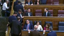 La breve conversación entre Pedro Sánchez y Junqueras