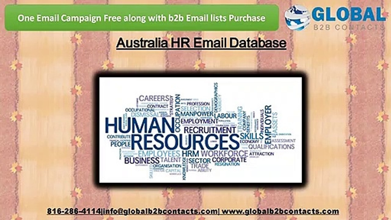 Australia HR Email Database