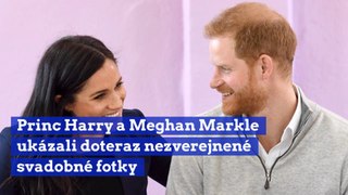 Princ Harry a Meghan Markle ukázali doteraz nezverejnené svadobné fotky