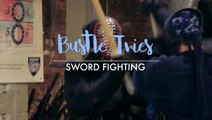 Women Try Sword Fighting For The First Time