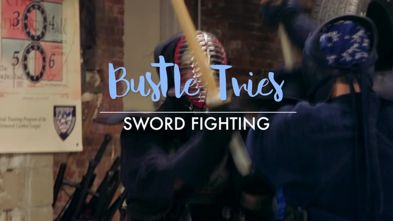 Women Try Sword Fighting For The First Time