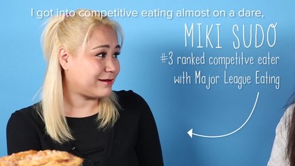 Women Try Competitive Eating With Miki Sudo