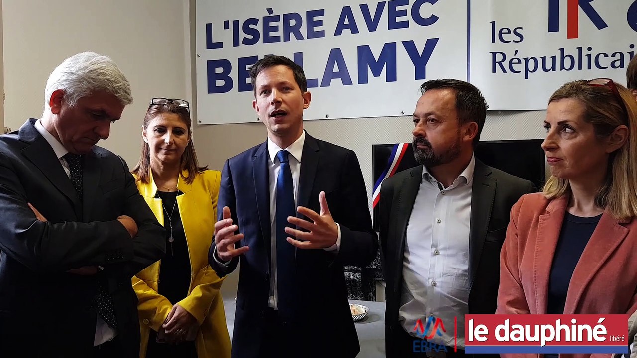 Bellamy à Grenoble : « Le vote utile, il n’est utile qu’à Macron »