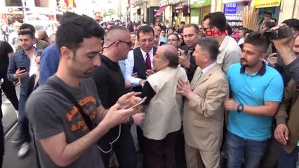 İmamoğlu İstiklal Caddesinde Gezdi