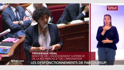 Parcoursup : « Je n'ai jamais parlé d'un problème informatique » se défend Frédérique Vidal.