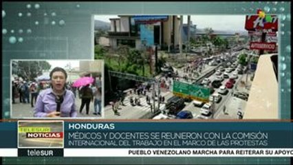 Médicos y docentes de Honduras se reúnen con comisión de la OIT