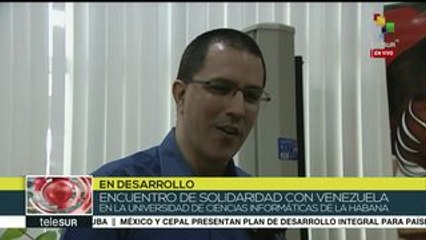 Arreaza: Cuba lo que le ha dado a Venezuela es amor