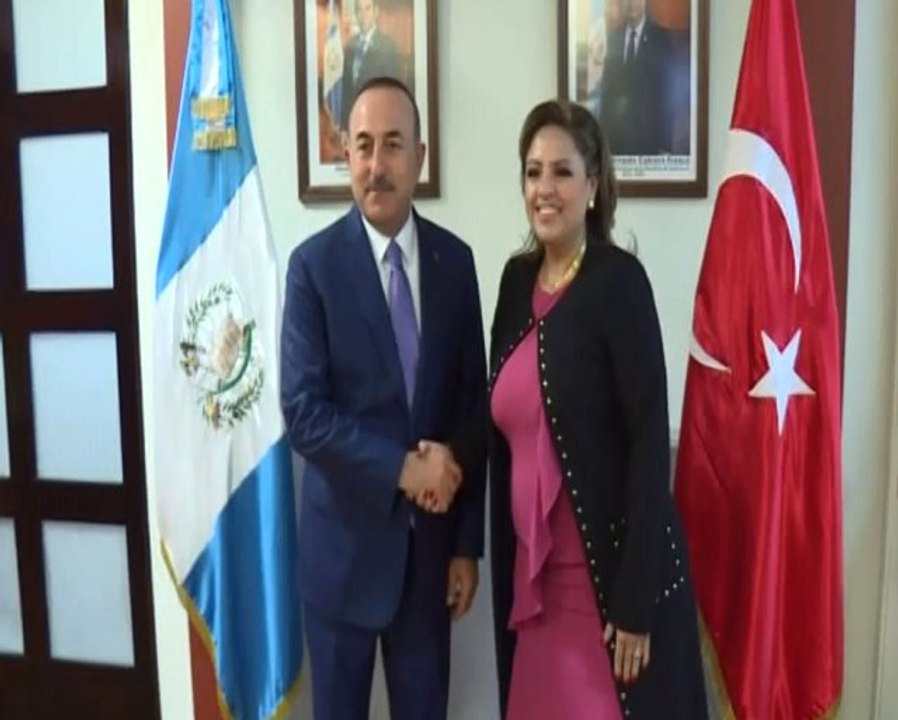 Bakan Çavuşoğlu, Guatemalalı Mevkidaşı Polanco ile Görüştü
