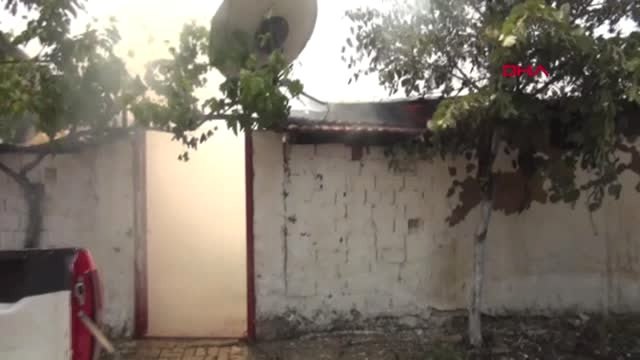 Tekirdağ Evinin Yanmasını Gözyaşlarıyla İzledi