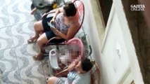 Cuidadora agride bebê com celular em Vitória