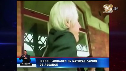 Irregularidades en naturalización de Assange